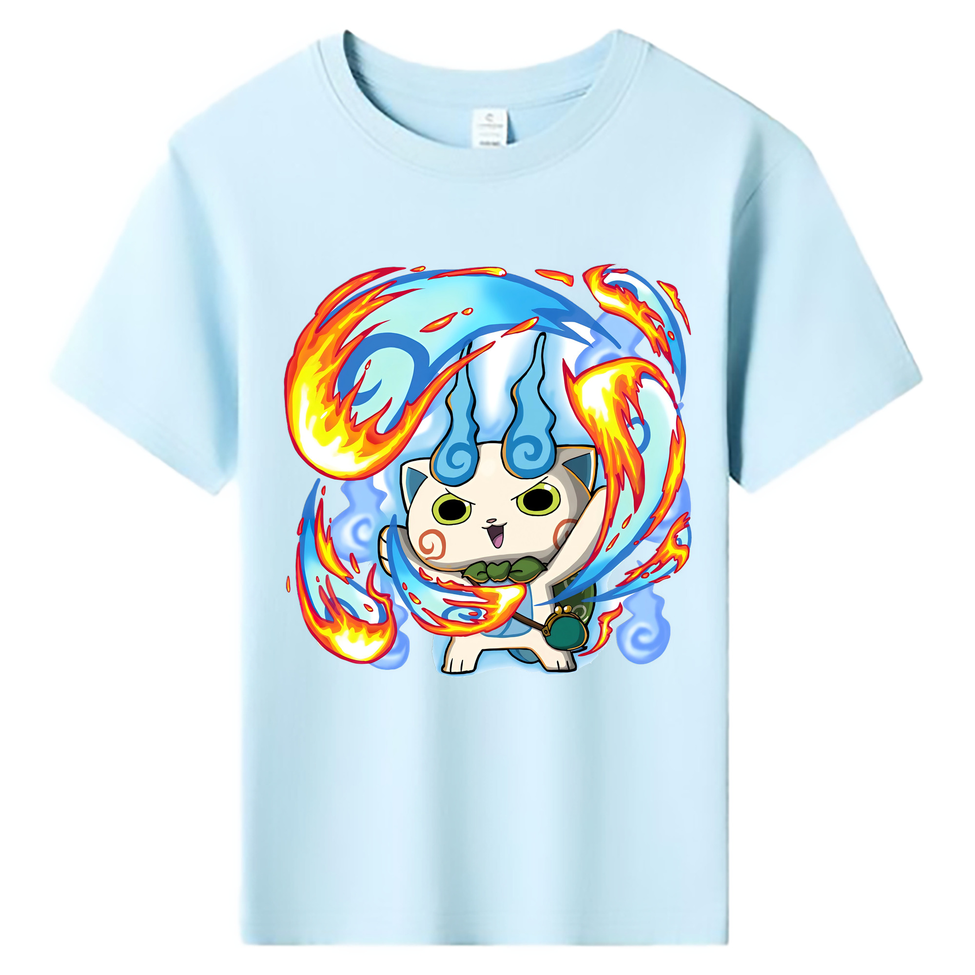 （画像用） 妖怪ウォッチ Yo-kai Watch 綿100％キッズTシャツ（フロントプリント）